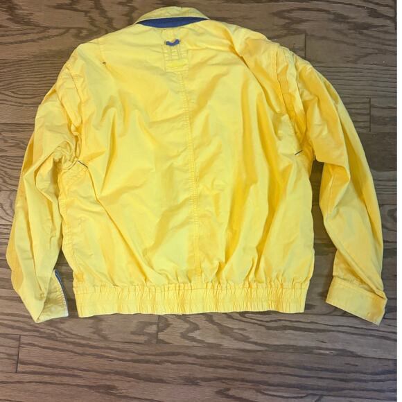 80s Vintage Captain Morgan Yellow Bomber Jacket Men’s Medium Spiced Rum Promo - Picture 2 of 8